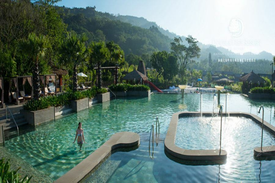 Doubletree Resort By Hilton Hotel Hainan - Qixianling Hot Spring Baoting Екстериор снимка